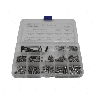 410 PC Imperial Stainless Steel Grub Screw Kit